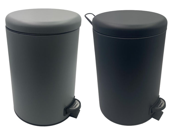 Soft Matt Color SS Dustbin with pedal 12 L