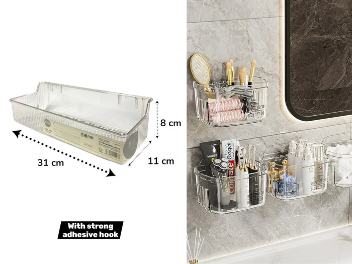 Perforated Unbreakable Transparent Storage Organizer 3