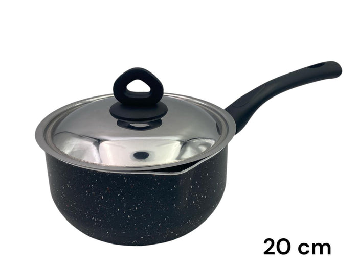 Black Granite Nouval Sauce Pan 20 cm