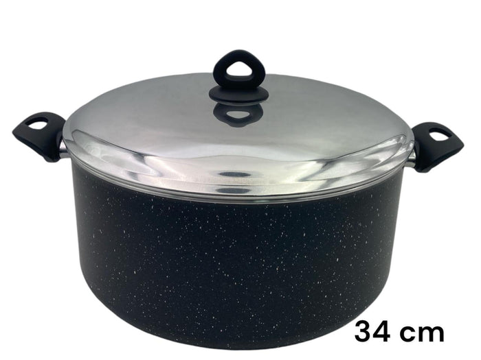 Black Granite Nouval Casserole 34 cm