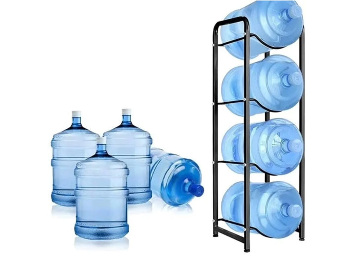4 tiers Metallic Cooler Bottle Holder