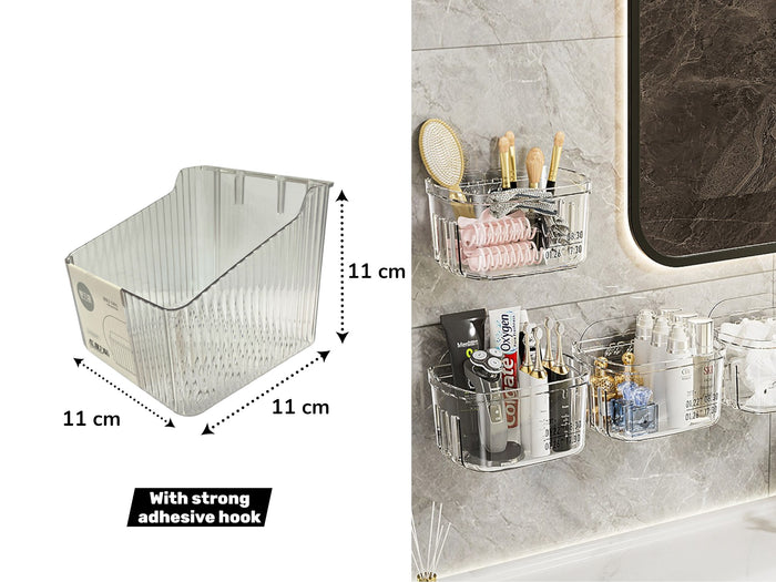 Perforated Unbreakable Transparent Storage Organizer 1