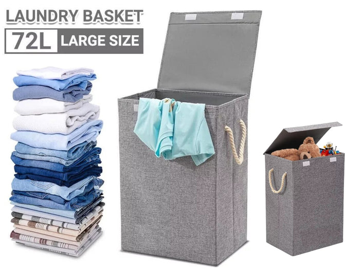 Thick Fabric Laundry Bag with Rope Handles