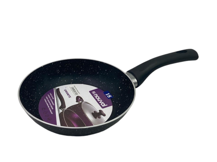 Black Granite Nouval Frying Pan 18 cm