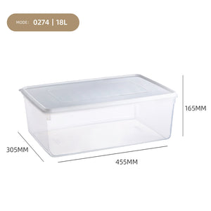 Clear Hermetic Food Preservation Box 18 lt