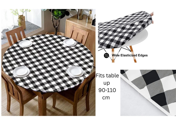 Round Nylon Tablecloth with Elastic 120cm
