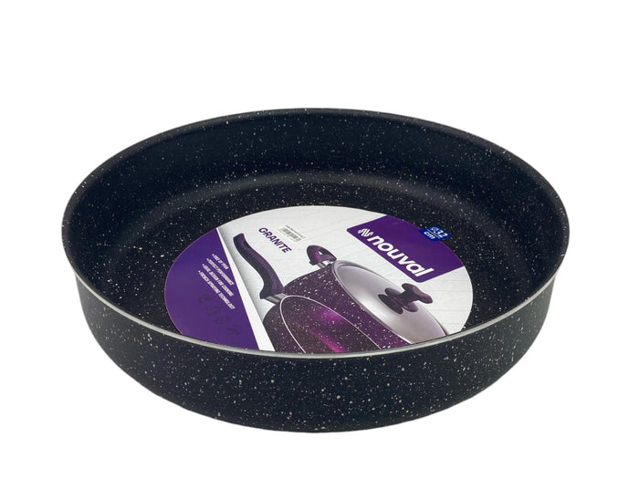 Black Granite Nouval Round Oven Tray 32 cm