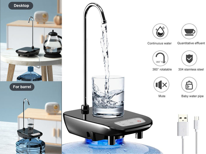 Electronic water pump with stand