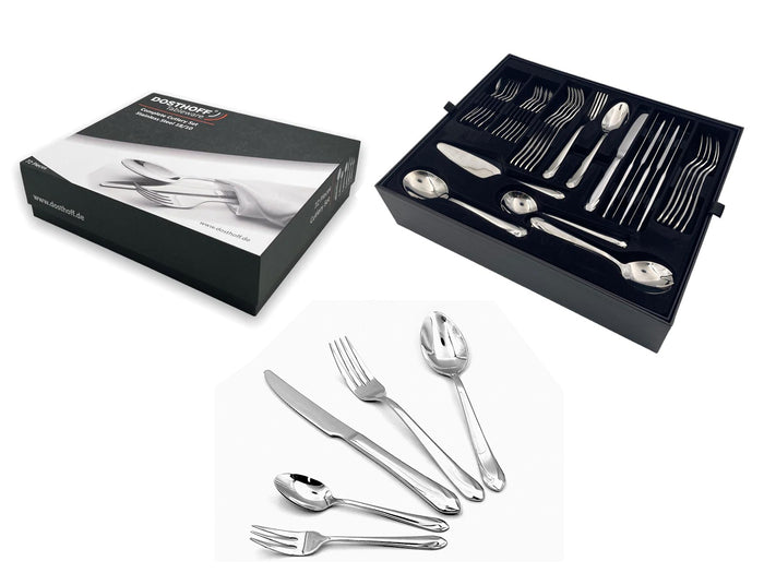 Dosthoff 72 pieces "Emeraled" Cutlery Set SS 18-10