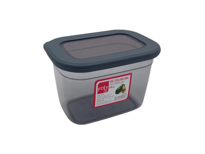 800 ml Poli Food Storage Box with Silicon Rim Cover
