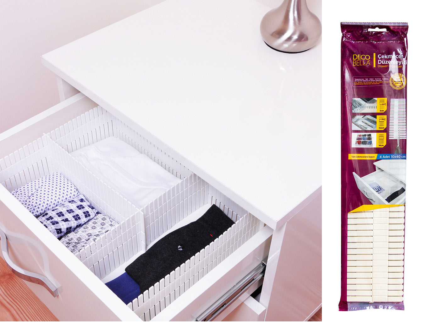 Magic Drawer Magic Drawer Organizer 40 x 10 cm X4 pieces – HouzeCart
