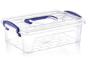 6 lt Clear Box with Handle - HouzeCart