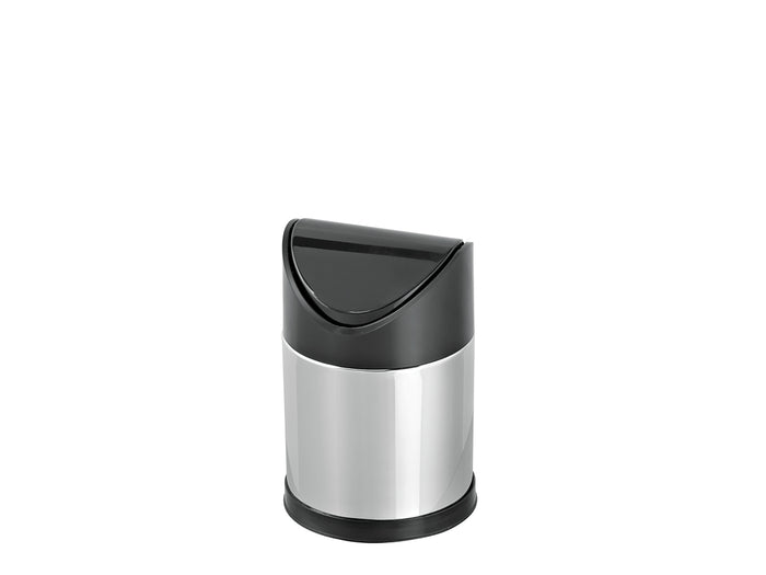 Small Stainless Steel bin with  Swing Top