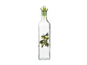 Olive Decorated Oil Bottle SQ 500 ml