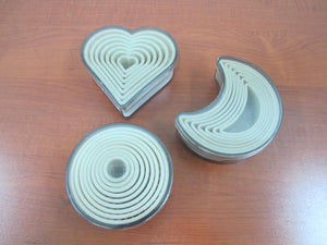 Plastic Cookie Cutters Biscuit Fluted Edge