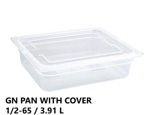 Gastronorm Plastic Storage Container 1/2 65 mm - 3.91 L