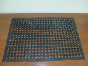 Black Rubber Doormat 90x60 cm - HouzeCart