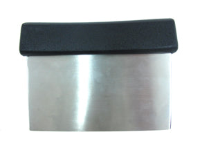 Stainless Scraper with Black Handle