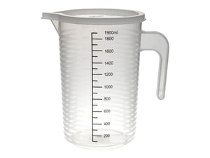 High Quality Plastic Measuring Cup w Cover 2000 ml