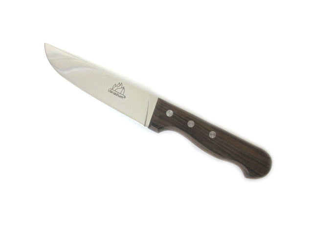 Butcher Knife with Wooden Handle; 15 cm