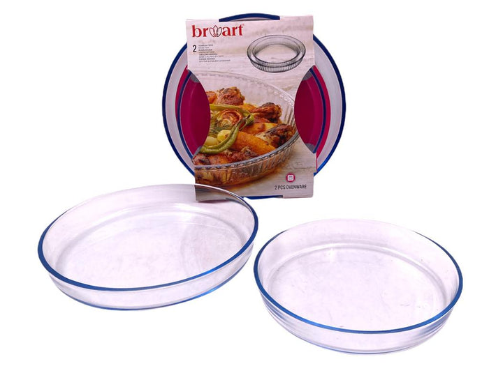 Round Oven Tray Set of 2