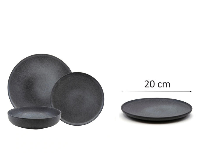 Dosthoff Matt Black Side Plate 20 cm