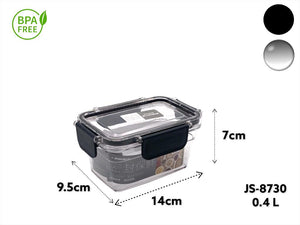 Acrylic Airtight Rectangular Food Storage Box 400 ml - HouzeCart