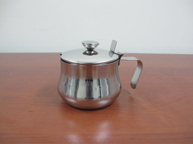 Stainless Steel Sugar pot with connected cover