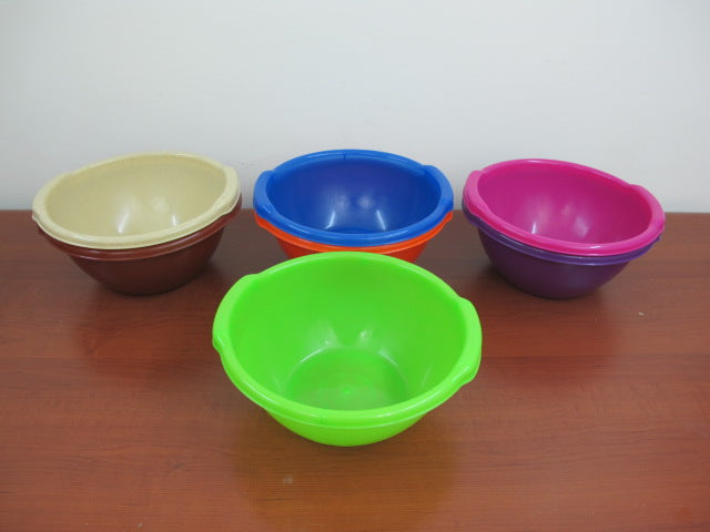 Large Plastic Colorful Bowl