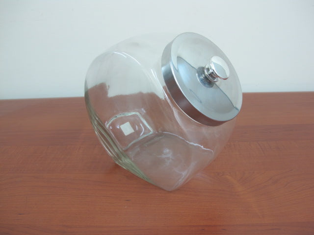 Professional Candy Glass Jar with Metalic Cover 4.3 L