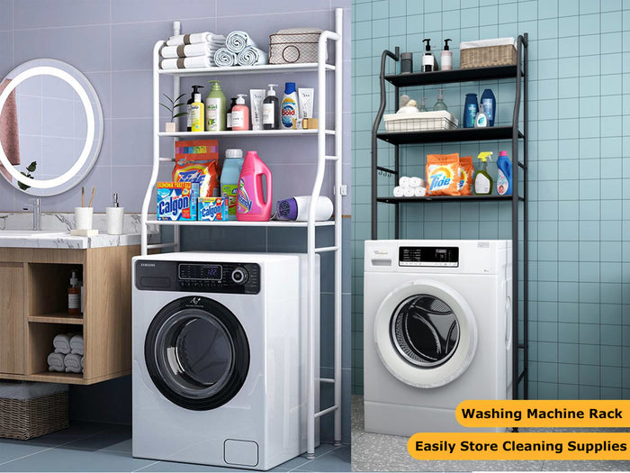 DIY Washing Machine Metallic Rack