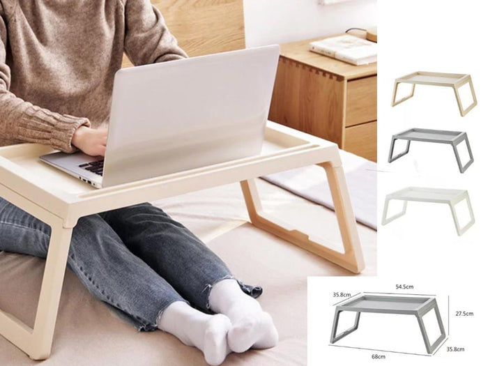 Folding Plastic Tray For Laptop Ipad Breakfest in Bed
