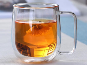 Double Wall Glass Mug 350 ml - HouzeCart