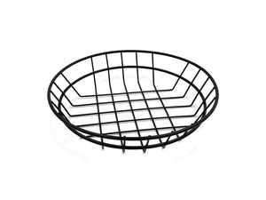 Black Round Serving Basket 20 cm