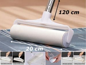 Long Handle Lint Roller Brush