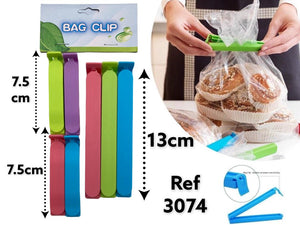 Colored Plastic Bag Clip X7 - HouzeCart