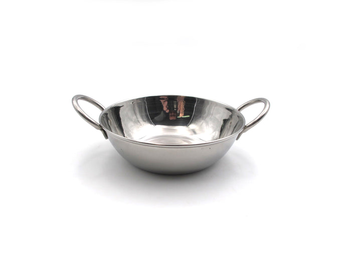 Stainless Steel Woke Dish Plain 13 cm