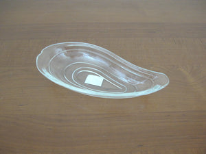 Wave Shape Glass Dessert Plate - HouzeCart