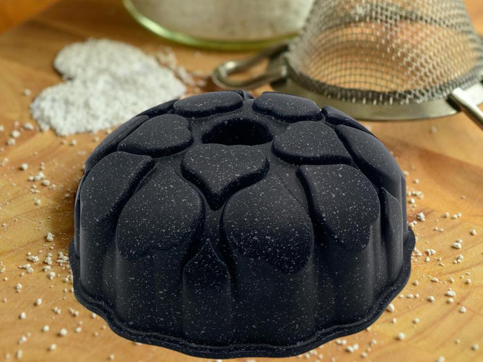 DOSTHOFF CAST ALUMINIUM GRANITE COATED BUNDFORM CAKE PAN