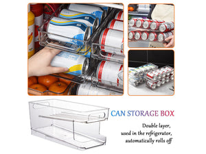 2 Tiers Soda Cans Storage Box 8010 - HouzeCart