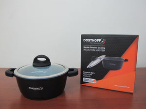 DOSTHOFF INDUCTION MASTER CASSEROLE BLACK 26 CM 5.5 L - HouzeCart