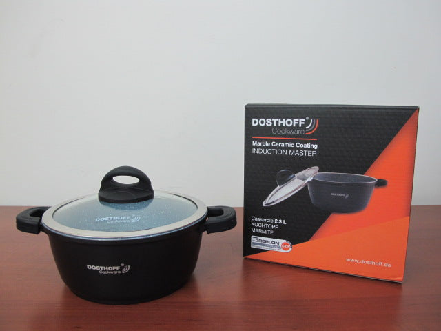 DOSTHOFF INDUCTION MASTER CASSEROLE BLACK 26 CM 5.5 L