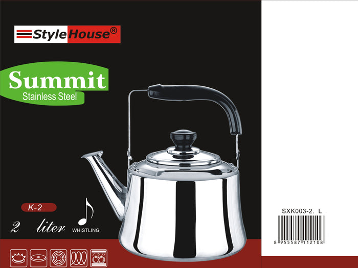 Summit Stainless Teapot; 2 lt