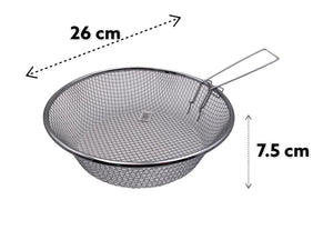 Frying Basket With Long Handle 26 cm - HouzeCart