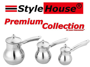 Stainless Steel Belly Coffe Pots Set of 3