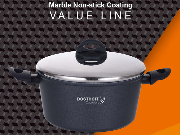 Dosthoff Value Line Casserole 24 cm w SS Cover