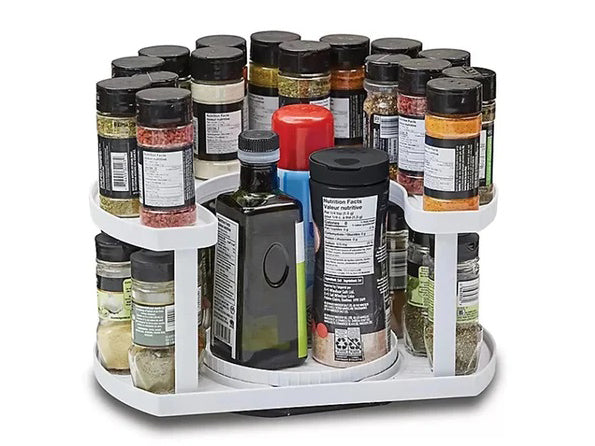 Rotary Shelf to Maximize Cabinet Space