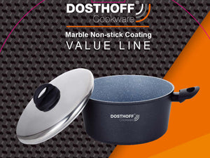 Dosthoff Value Line Casserole 20 cm w SS Cover