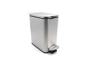 Stainless Steel Soft Close Rectangular Trash Can 5 lt