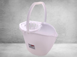 Plastic Mop Bucket with Flex Squeezer Wringer